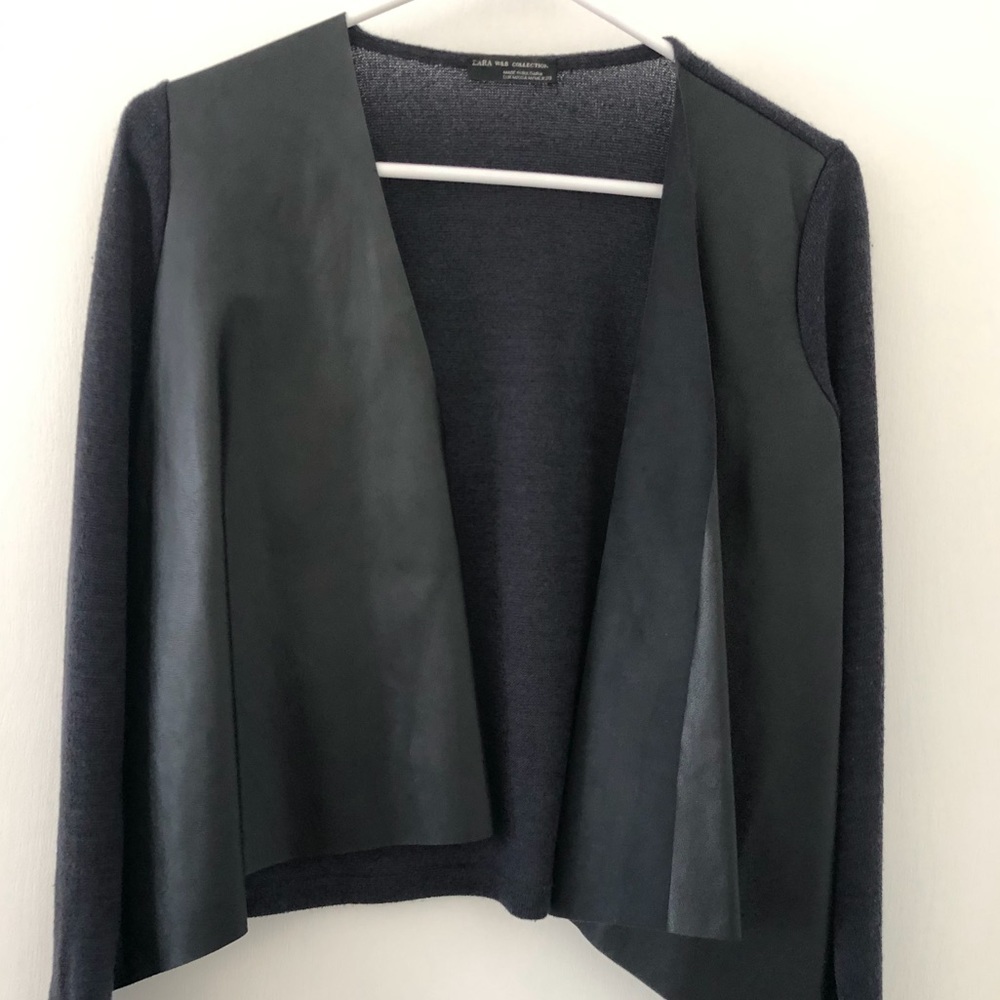 Zara sweater jacket